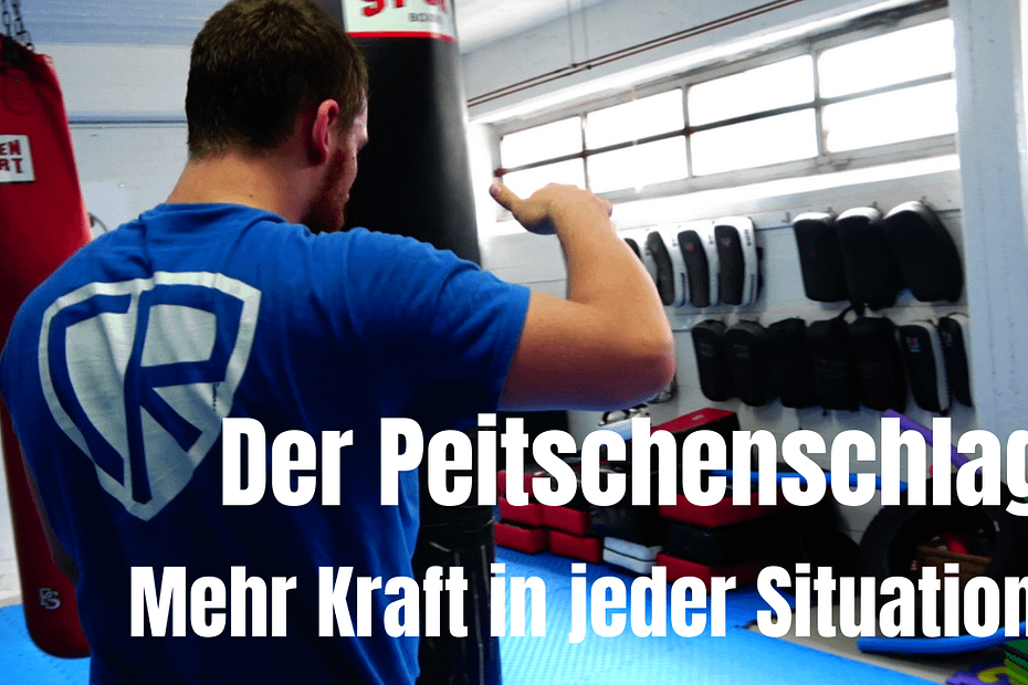 Krafterzeugung mit dem Peitscheneffekt ist praktisch für jede Selbstverteidigungssituation.