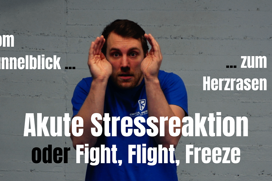 Die akute Stressreaktion muss in das Selbstverteidigungstraining integriert werden.