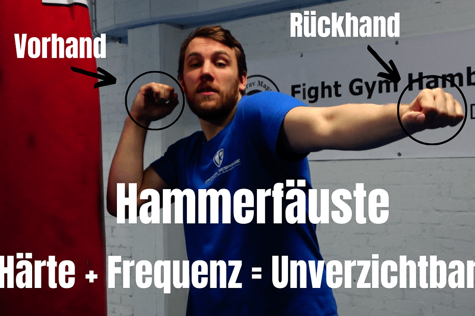 Hammerfäuste sind effektive und zuverlässige Schläge zur Selbstverteidigung.