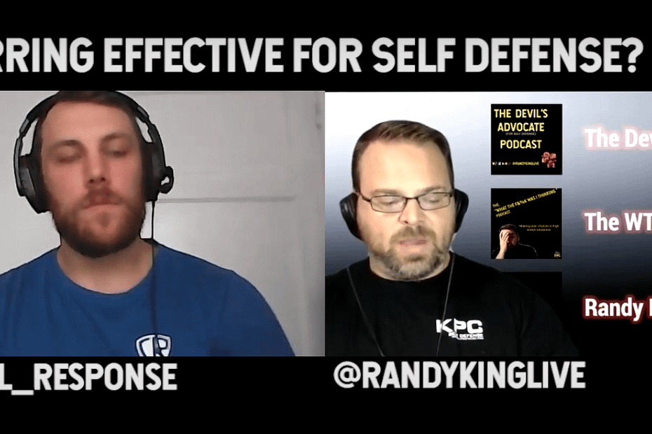 Martin and Randy debating on the effectivness of sparring for self-defense.